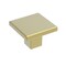Heritage Designs Contemporary Knob 1316 Inch Square Brushed Brass Finish, 10PK R077756BBX10B - alternate 1